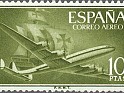 Spain 1955 Transports 10 Ptas Green & Olive Green Edifil 1179. Spain 1955 1179 Nao. Uploaded by susofe